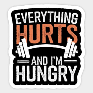 Workout clothes funny Sticker